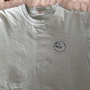 Nature Backs Light Green Men's Short Sleeve Tee